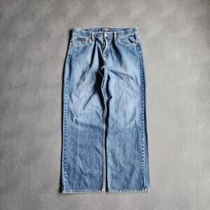 Y2K US Polo ASSN Blue Denim Relaxed Fit Jeans 36x32